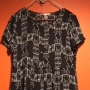 Love21 robot shift dress